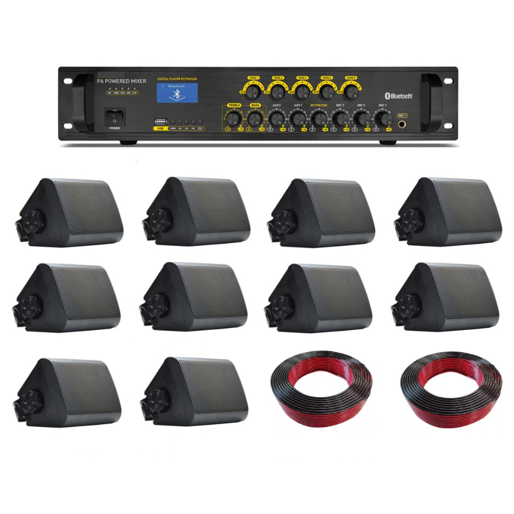 Kit de Audio 10 Parlantes
