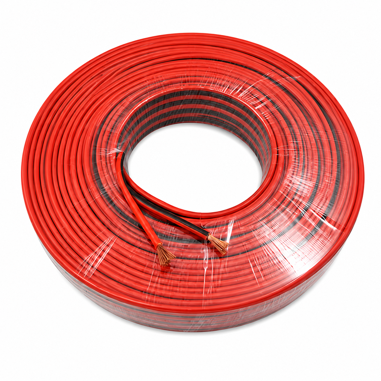 Cable De Parlante Profesional 90m Rojo Negro 2x14