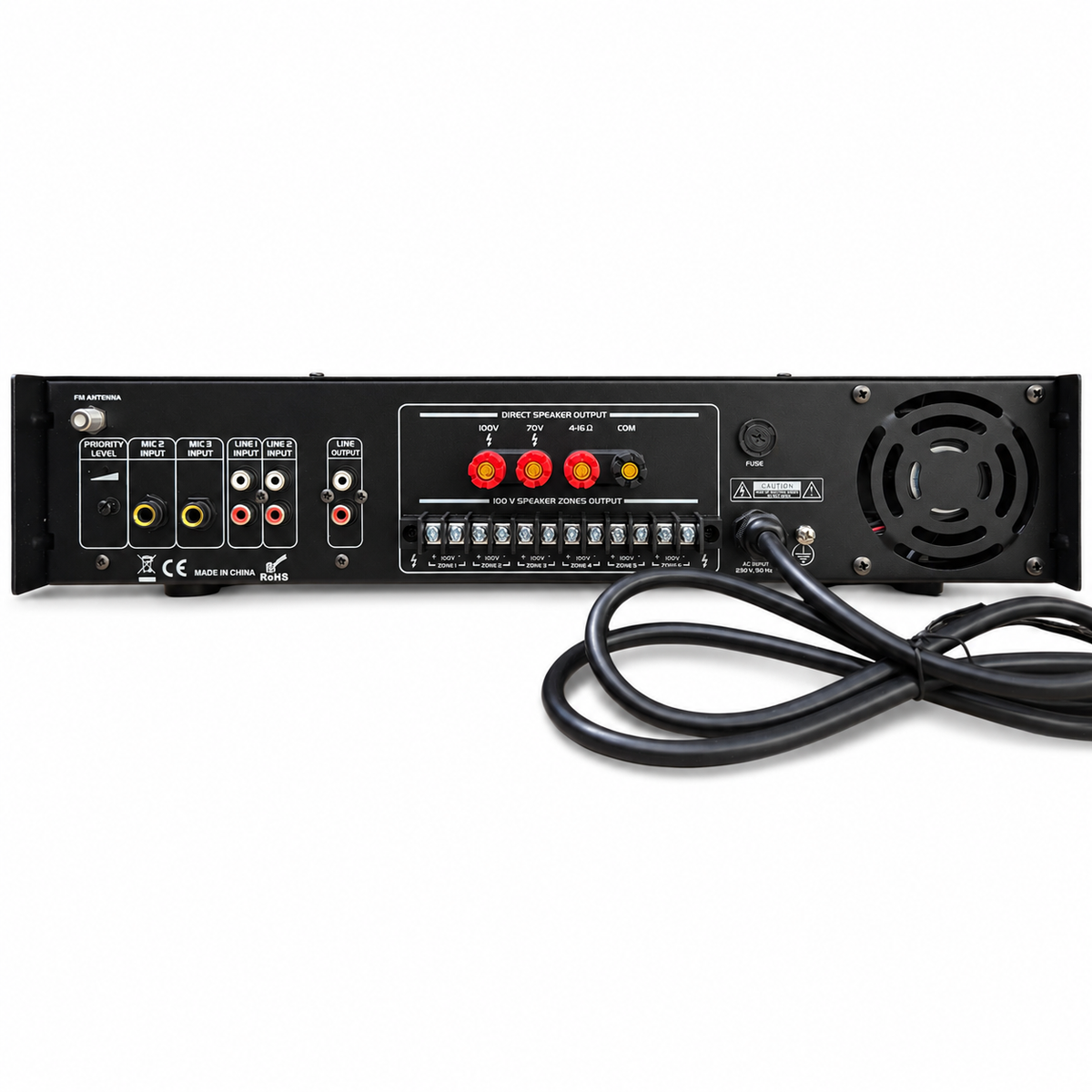 Amplificador De Audio 100v, 500w Home Av Pa-500
