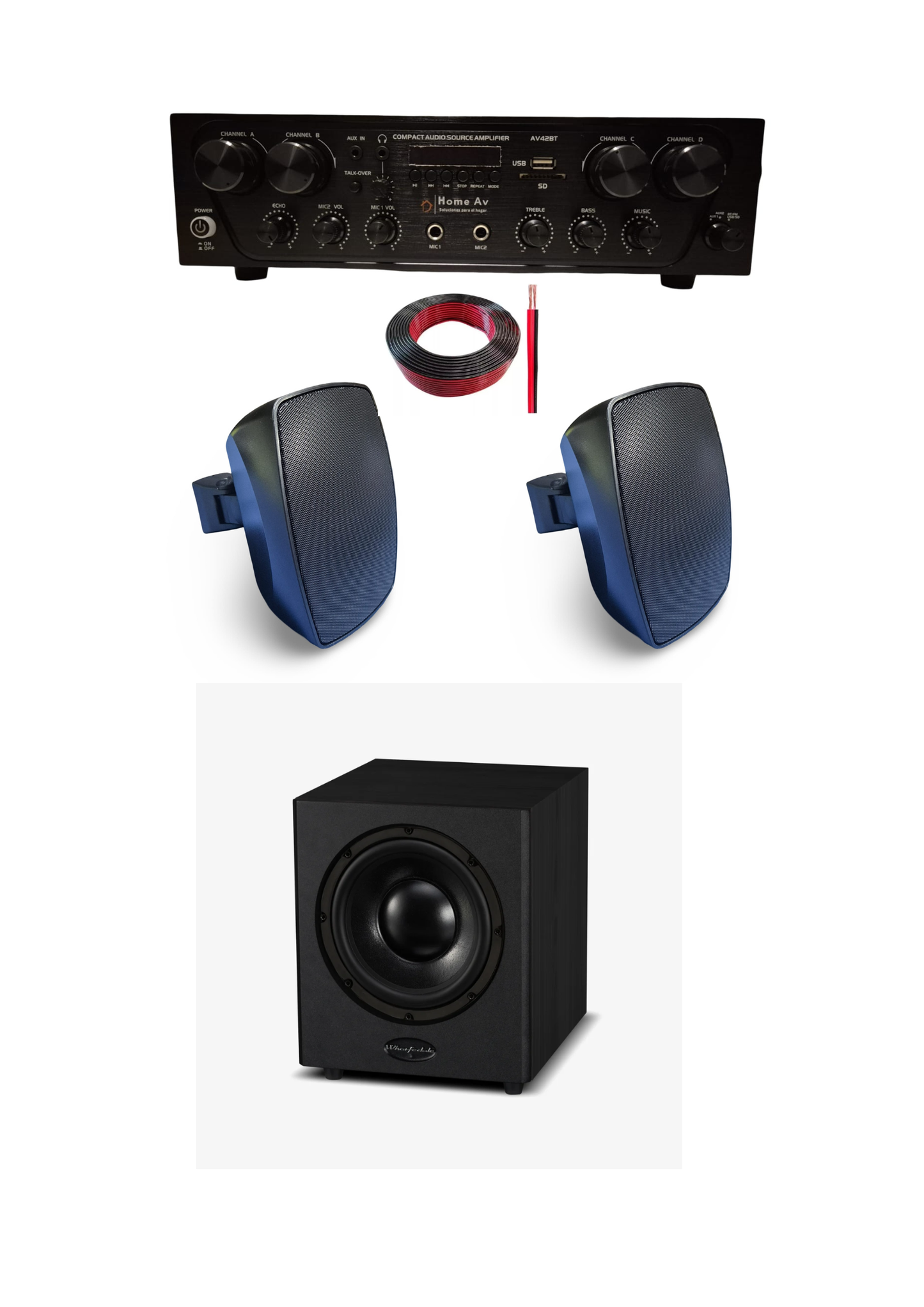 Set Musica 2.1 Ambiental Retail