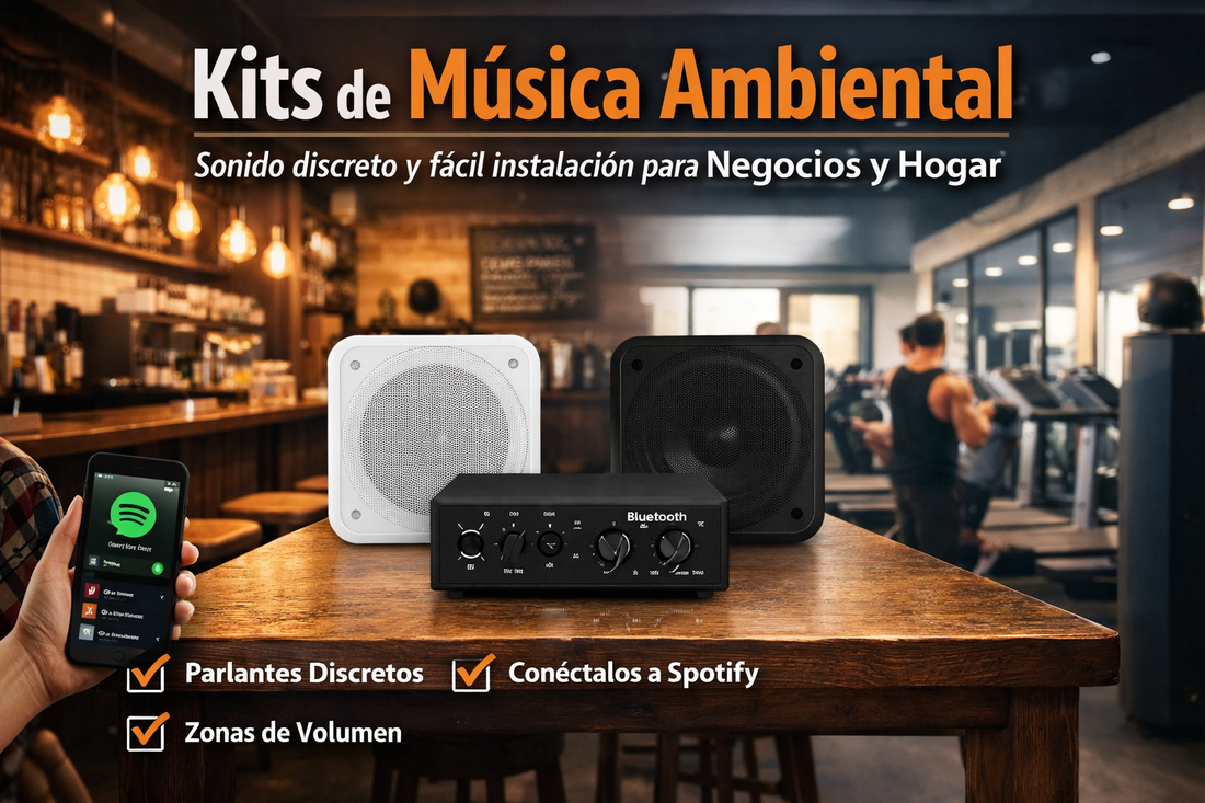 Kits de música ambiental: una solución práctica, discreta y con excelente sonido