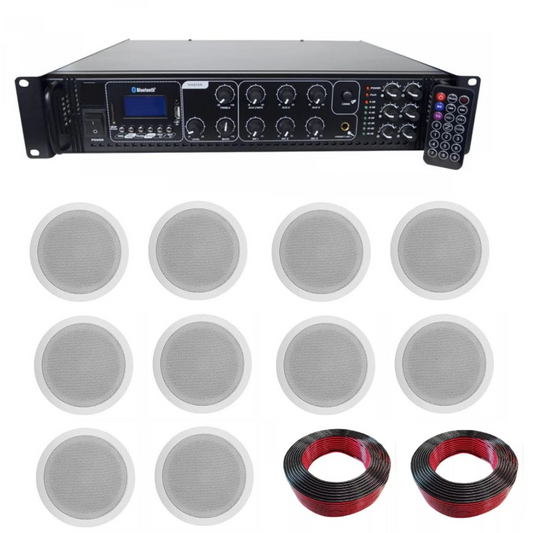 Kit Musica Ambiental 10 Parlantes Cielo