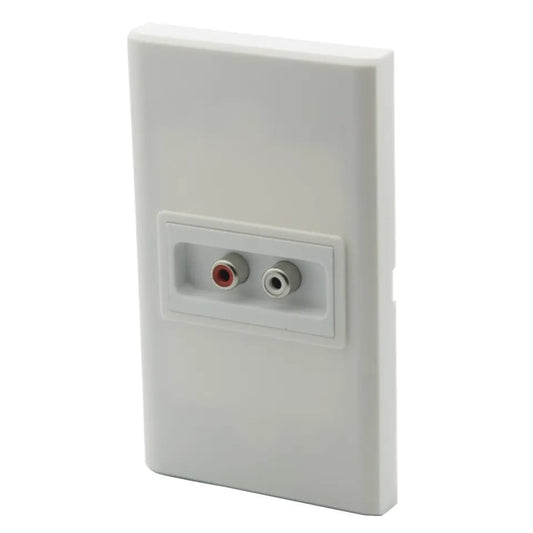 Placa Mural Audio RCA (Wall plate)