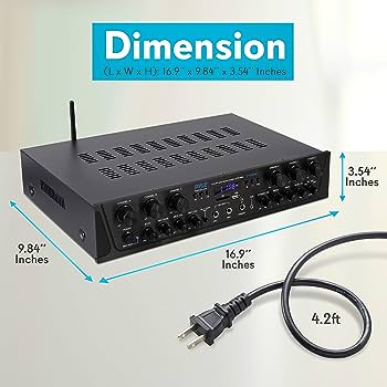 Amplificador Pyle PTA66BT (6 CH)