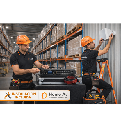 Kit de Audio 10 Parlantes Instalado