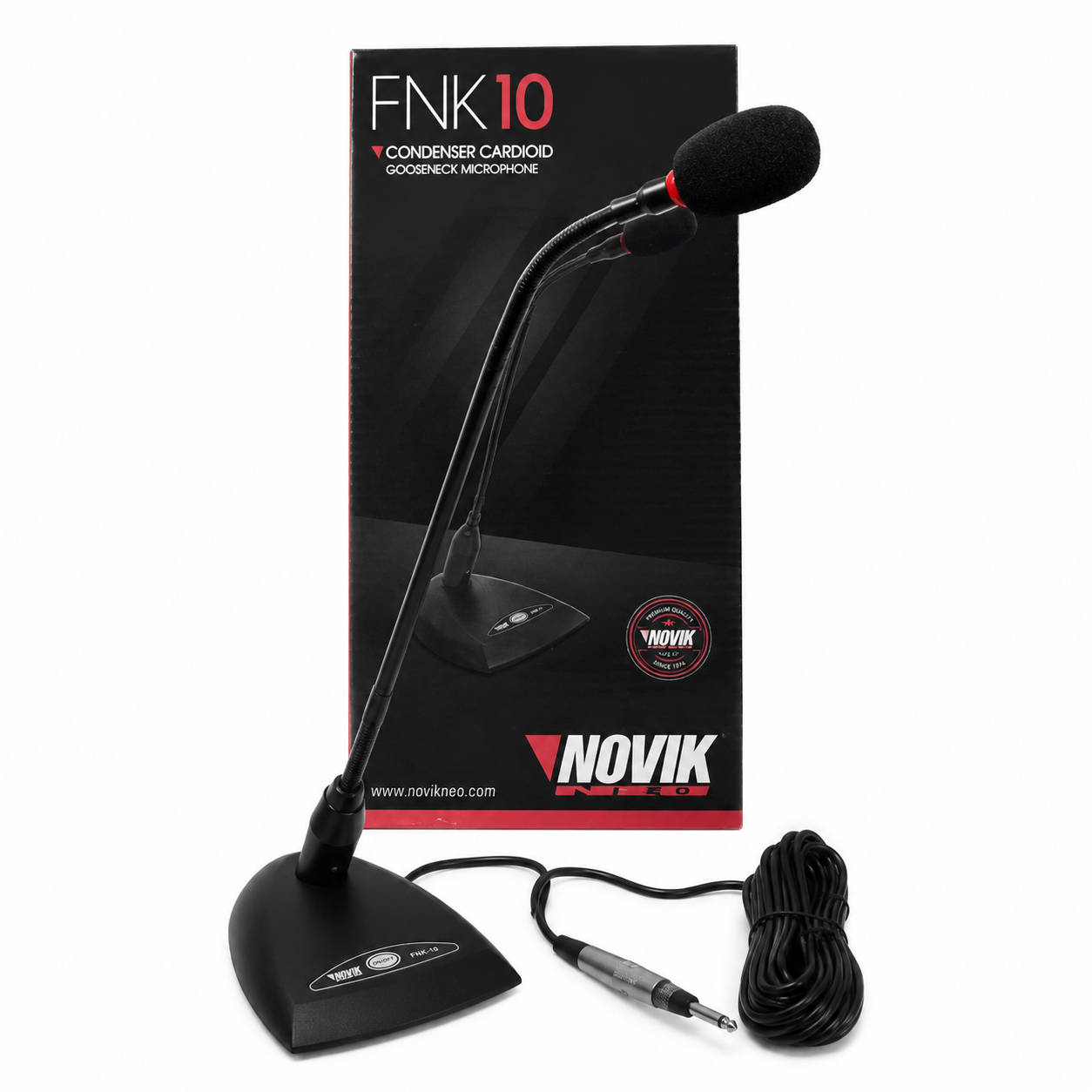 Microfono Cuello De Ganso Condensador Novik fnk10
