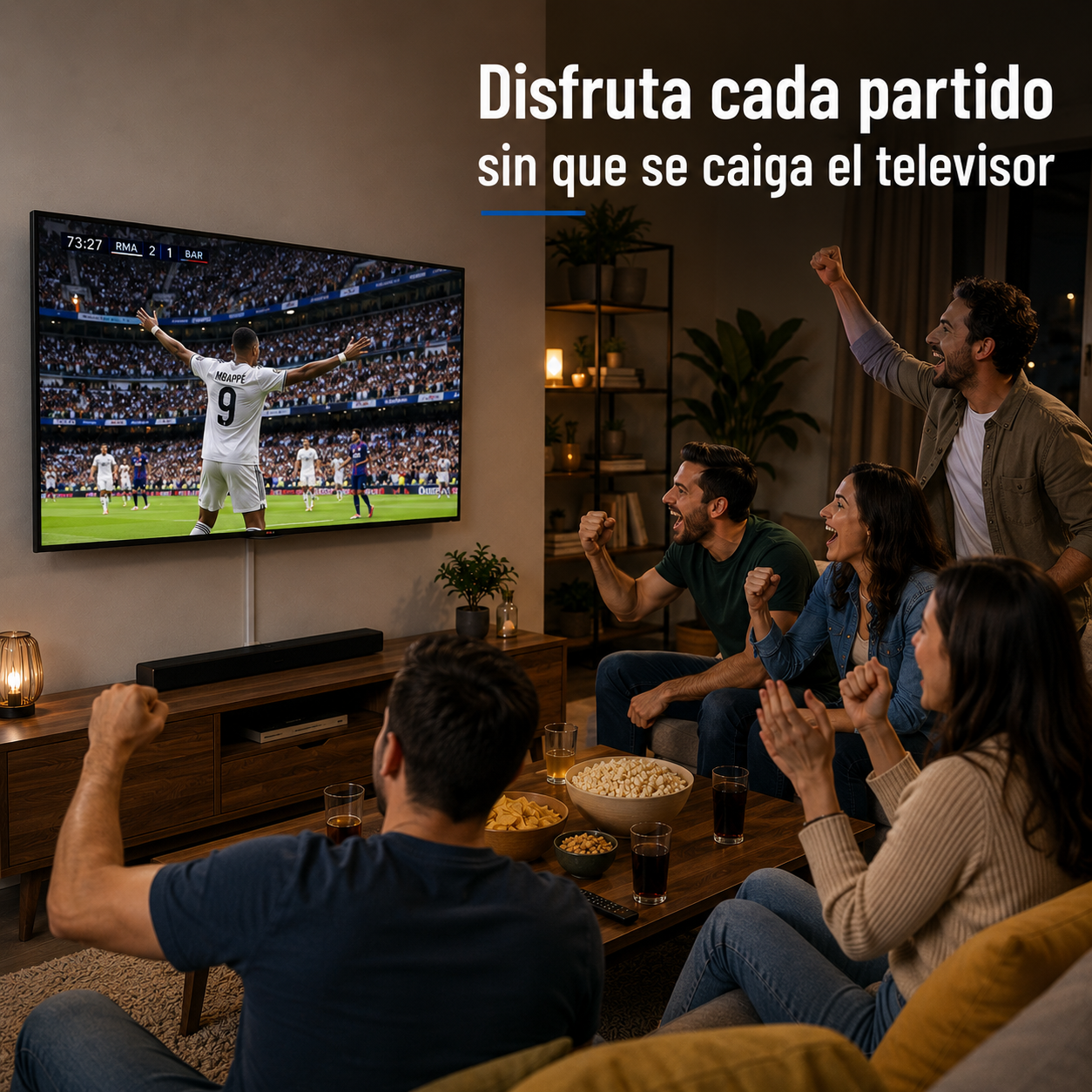 Instalacion Soporte TV a muro