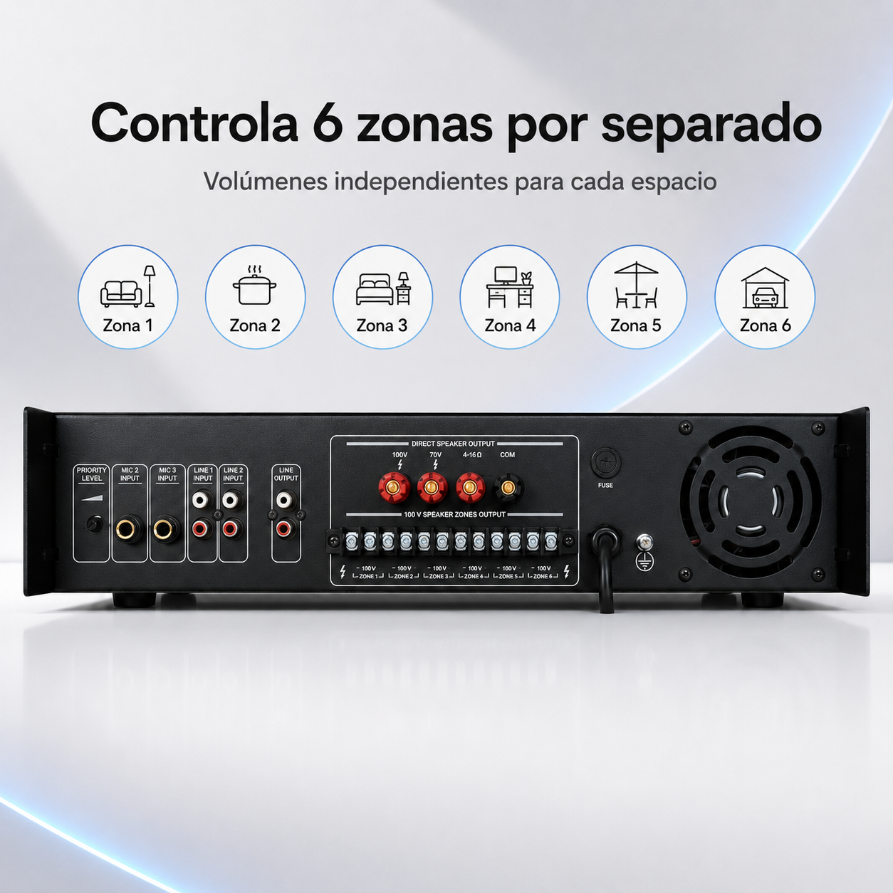 Amplificador De Audio Home Av , 100v, 120w (linea)