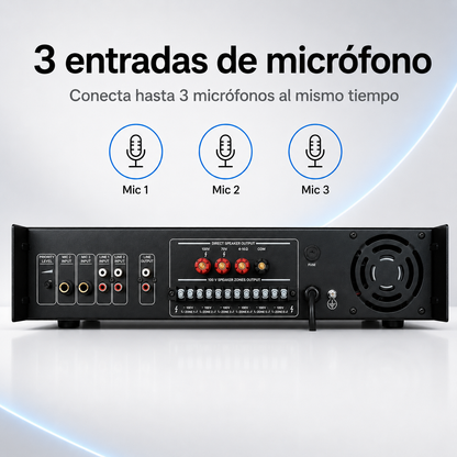 Amplificador De Audio Home Av , 100v, 120w (linea)