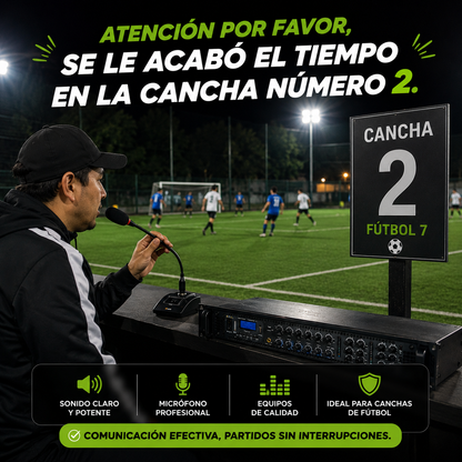 Kit Megafonía 4 Bocinas