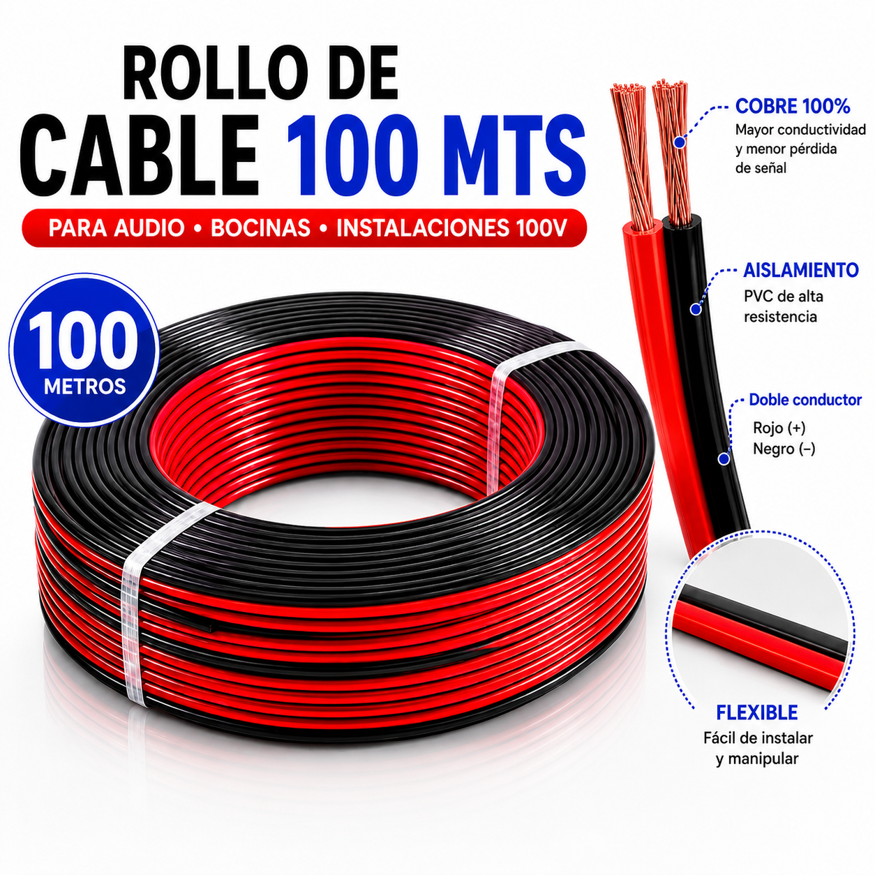 Kit Megafonía 4 Bocinas