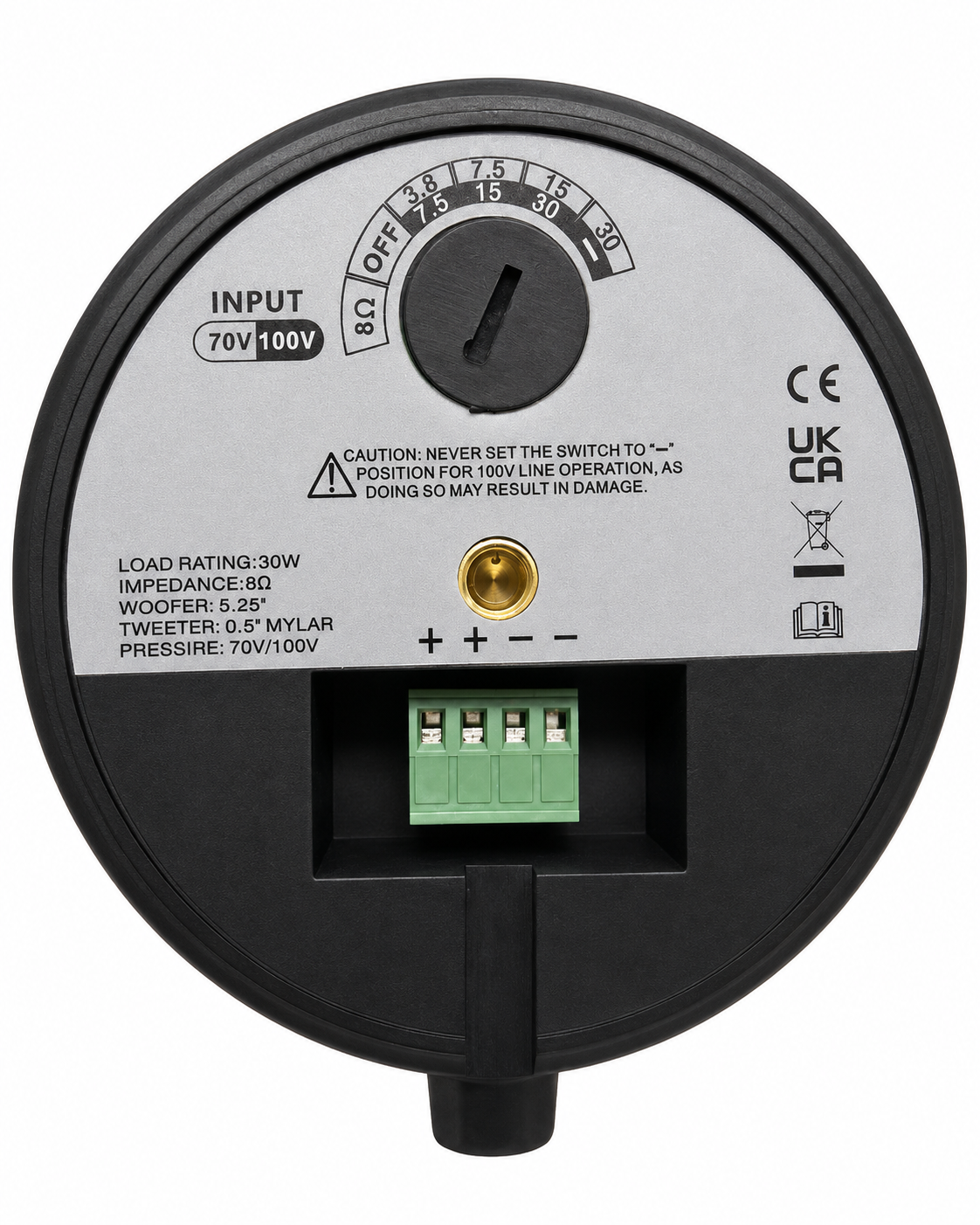 Parlante Colgante 6", 30w, 100v