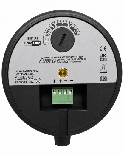 Parlante Colgante 6", 30w, 100v