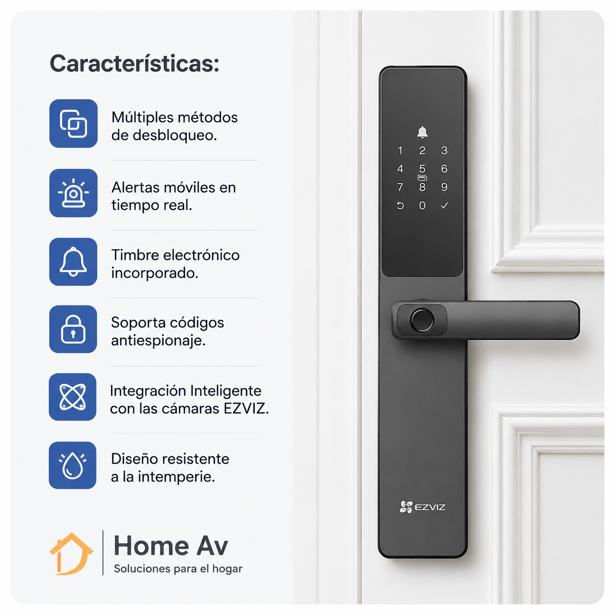 Cerradura Ezviz DL05 + Instalacion