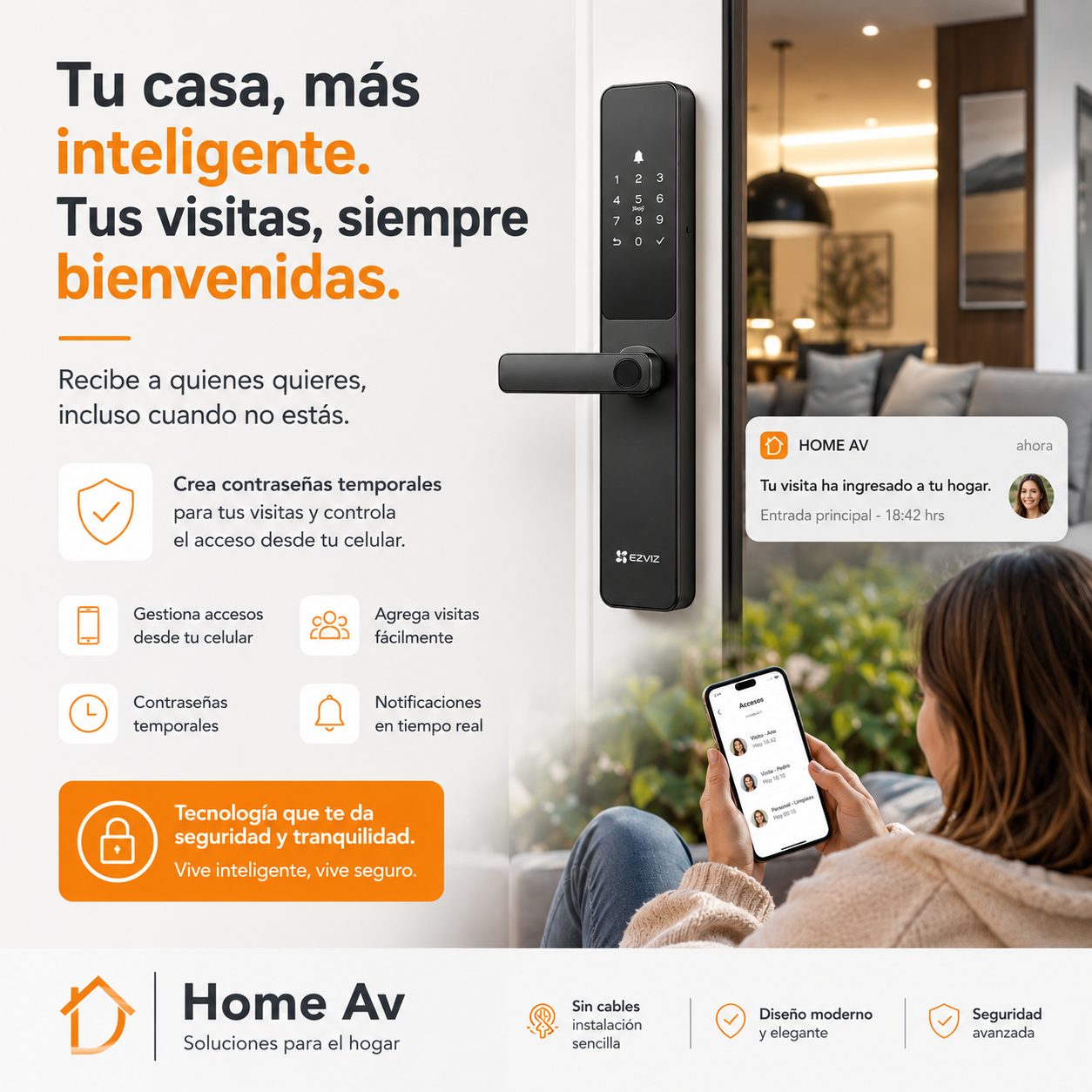 Cerradura Ezviz DL05 + Instalacion
