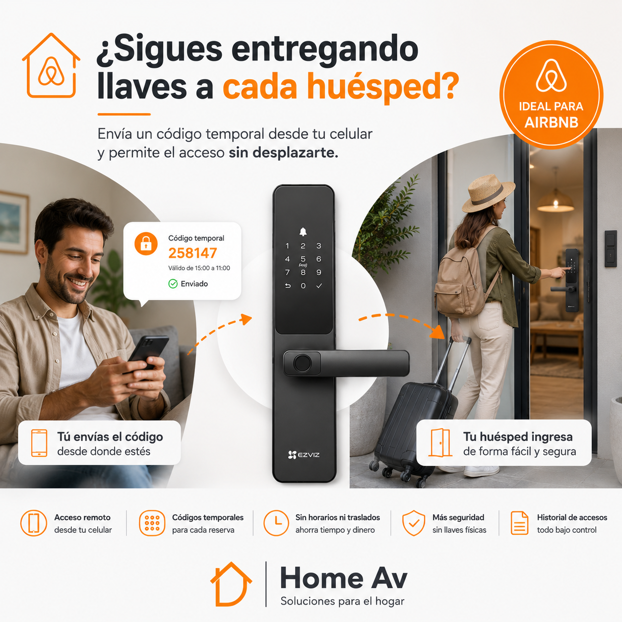 Cerradura Ezviz DL05 + Instalacion