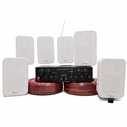 Kit de Musica Ambiental 6 Parlantes