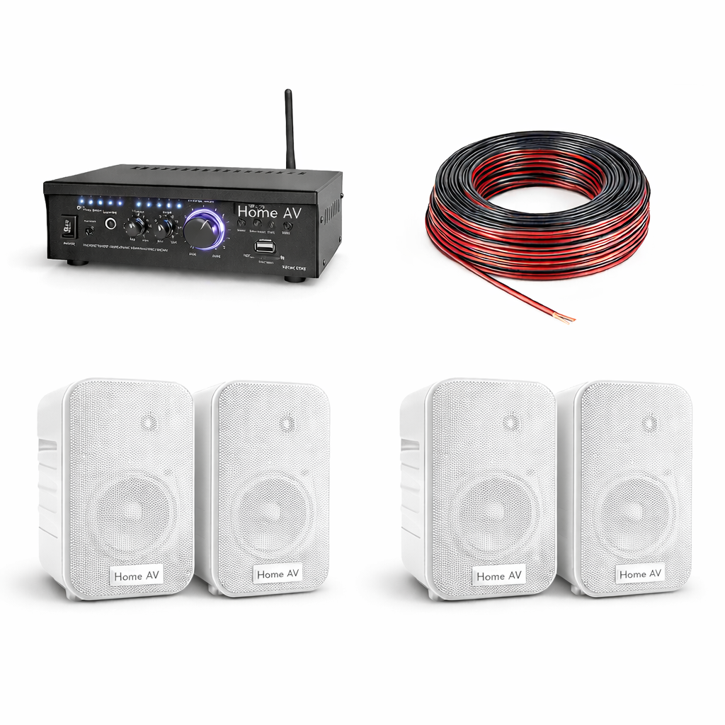 Kit de Musica Ambiental 4 Parlantes