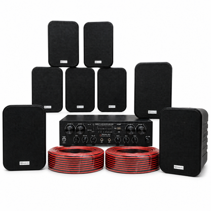 Kit de Musica Ambiental 8 Parlantes