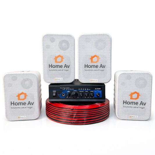 Kit de Musica Ambiental 4 Parlantes