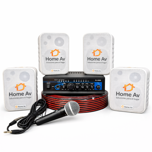 Kit de Voceo 4 Parlantes