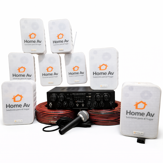 Kit de Voceo 8 Parlantes