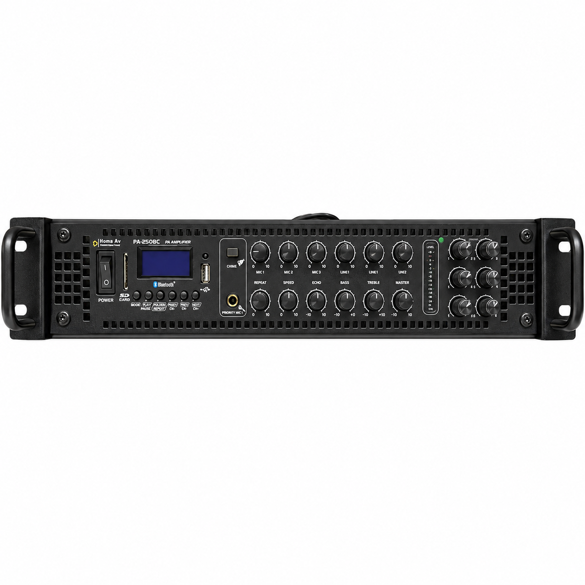 Amplificador De Audio Home Av Pa-250bc 100v 250w