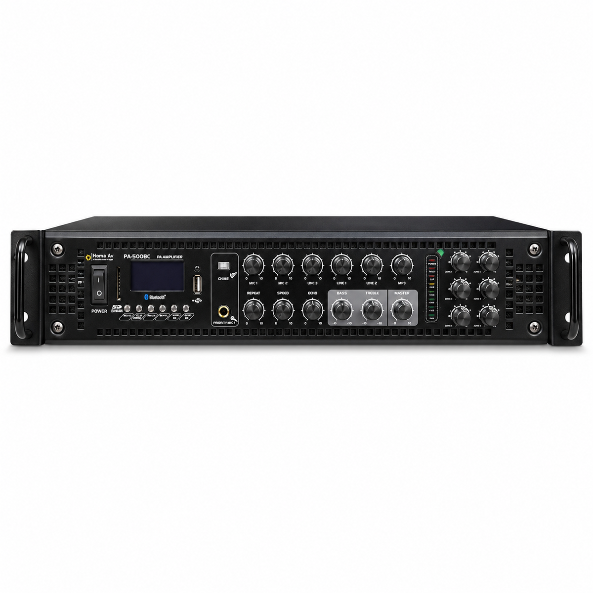 Amplificador De Audio 100v, 500w Home Av Pa-500