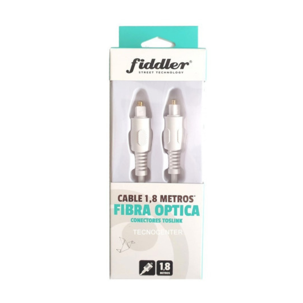 Cable audio óptico digital 1.8 Metros Spdif Toslink