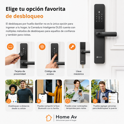 Cerradura Ezviz DL05 + Instalacion