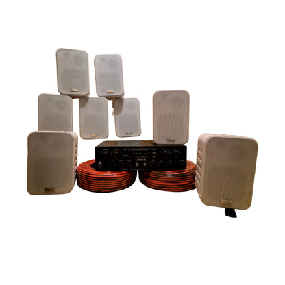 Kit de Musica Ambiental 8 Parlantes