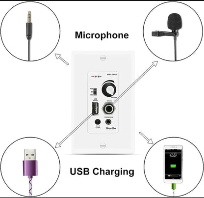 Amplificador Mural Herdio HWA-16BT