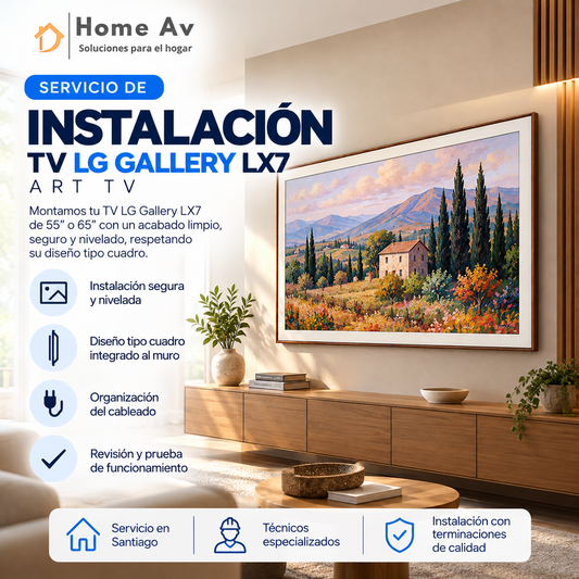 Instalacion LG Gallery ART TV LX7