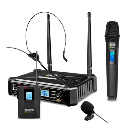 Kit Micrófono Inalámbrico SKP UHF 700PRO