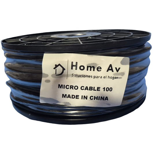 Rollo Cable Micrófono 100 Mts Para Instalación Balanceado