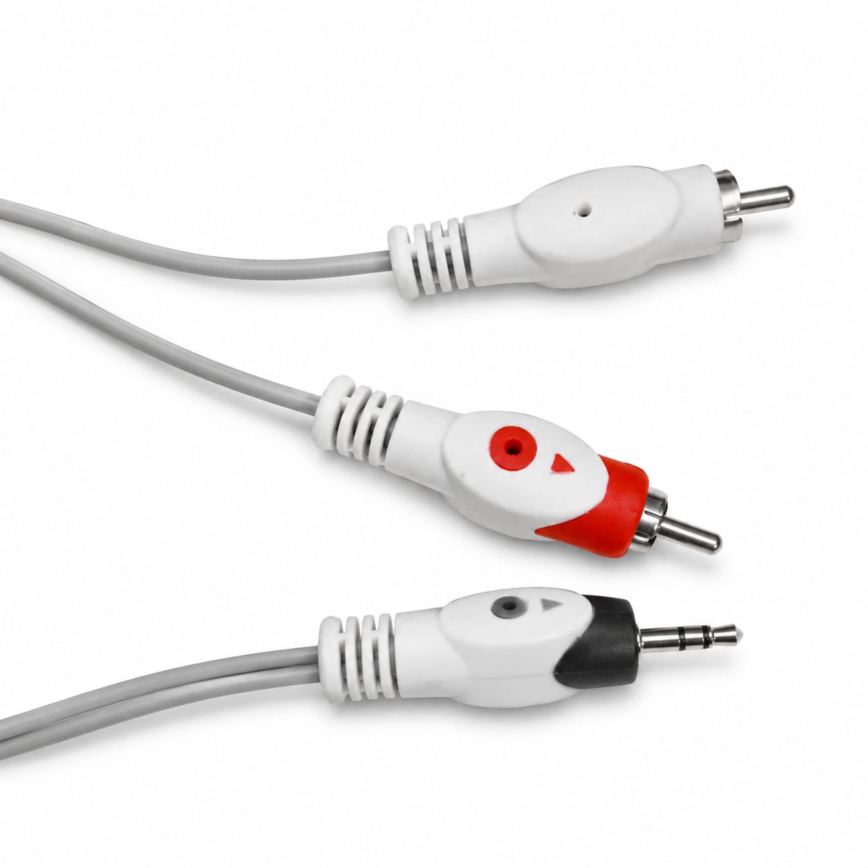 Set 10u Cable Audio Y Mini Jack (3.5mm) A Rca 1.8mts Fiddler