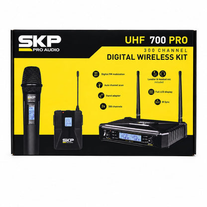 Kit Micrófono Inalámbrico SKP UHF 700PRO