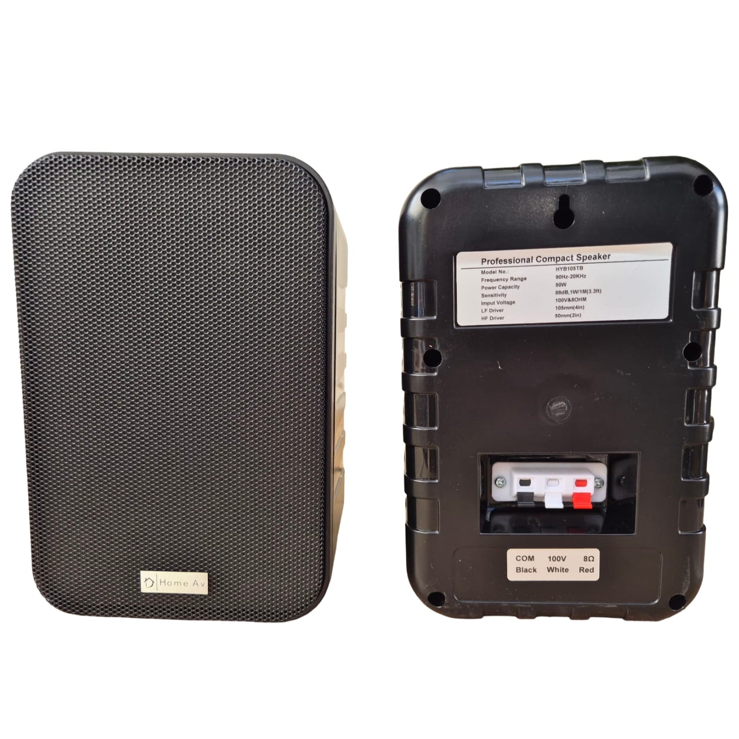 Par Parlante Mural Home av HYB105 100v /8 ohms