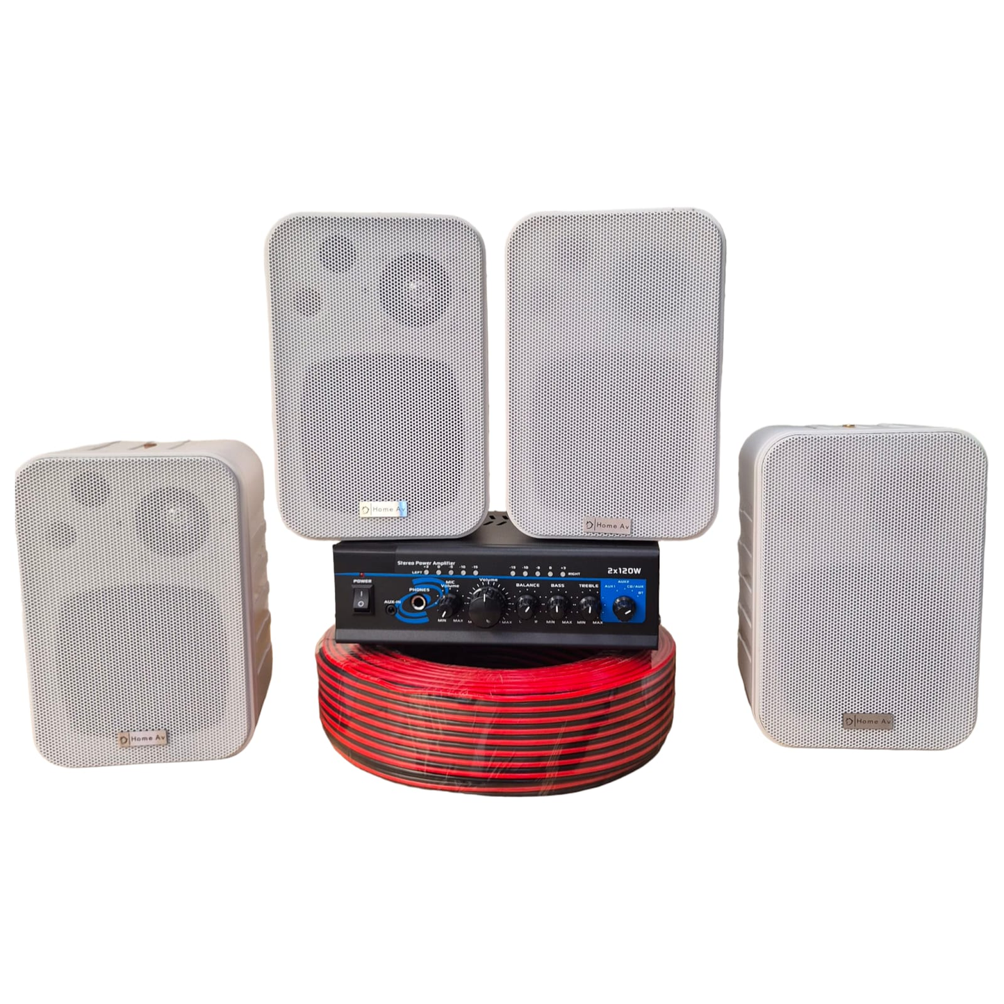 Kit de Musica Ambiental 4 Parlantes