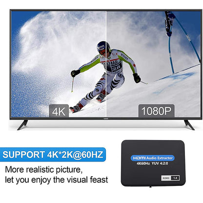 Extractor de Audio HDMI 4k