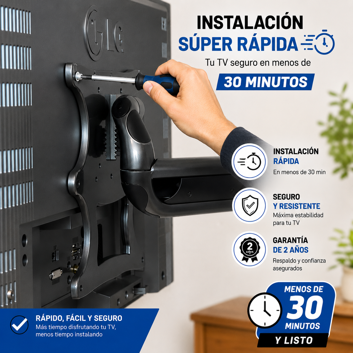 Soporte de muro para SC204-SC205