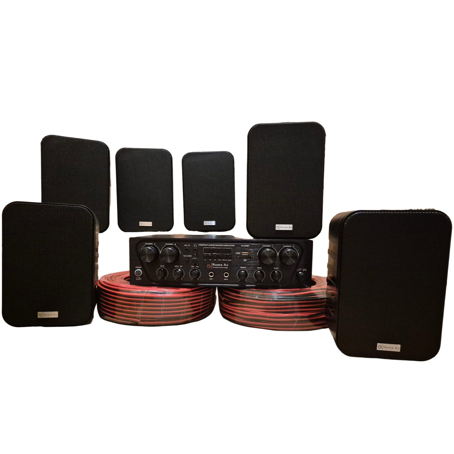Kit de Musica Ambiental 6 Parlantes